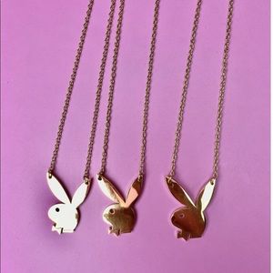 Playgirl bunny necklace